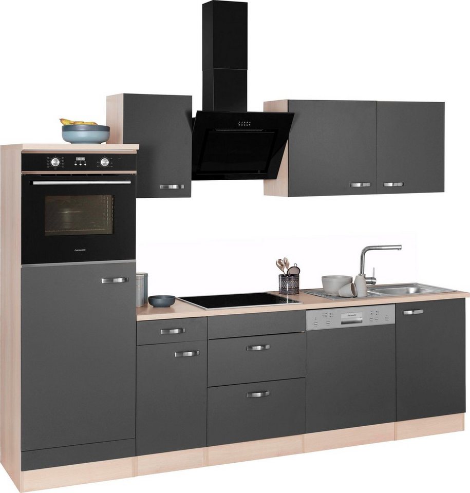 OPTIFIT Küchenzeile Faro mit Hanseatic E-Geräten, Breite 270 cm, Türanschlag wechselbar – Image 3