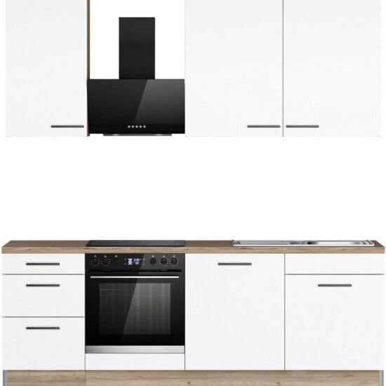 OPTIFIT Küchenzeile Fiona, Breite 230 cm, mit Hanseatic-E-Geräten in Premium oder Basic – Image 1