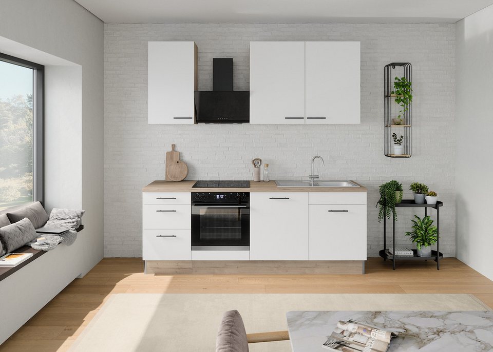 OPTIFIT Küchenzeile Fiona, Breite 230 cm, mit Hanseatic-E-Geräten in Premium oder Basic – Image 2