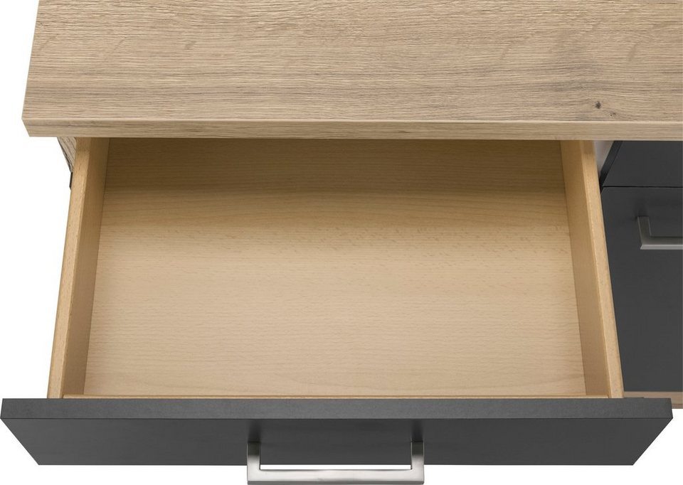 OPTIFIT Küchenzeile Iver Breite 300 cm, mit Hanseatic E-Geräten, inkl. Kühlschrank – Image 8