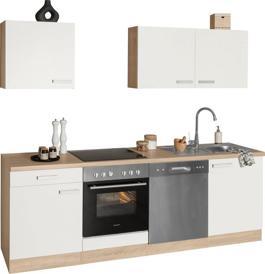 OPTIFIT Küchenzeile Leer Breite 240 cm, mit Hanseatic E-Geräten, inkl. Geschirrspüler – Image 5