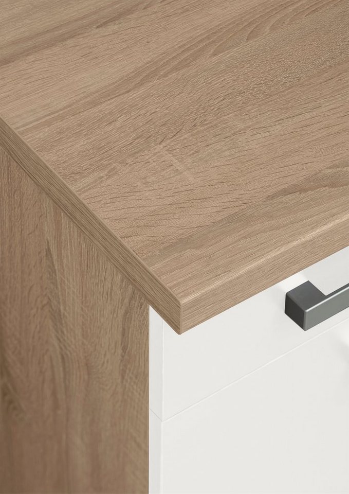 OPTIFIT Küchenzeile Leer Breite 300 cm, mit Hanseatic E-Geräten, inkl. Kühlschrank