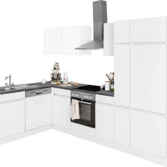 OPTIFIT Küchenzeile Roth, Stellmaße 210x175 cm,wahlweise mit E-Geräten, Push-to-Open-Funktion – Image 2