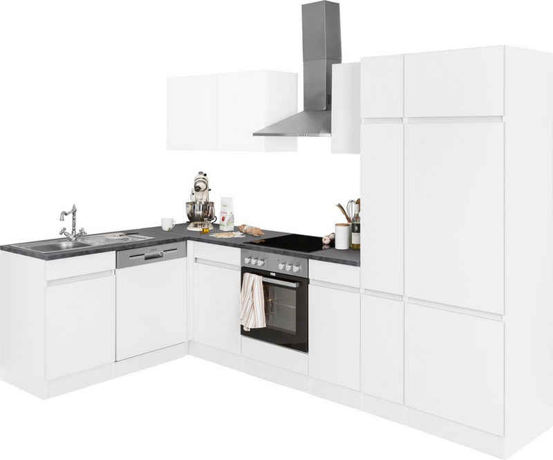 OPTIFIT Küchenzeile Roth, Stellmaße 210x175 cm,wahlweise mit E-Geräten, Push-to-Open-Funktion – Image 2