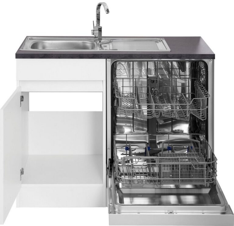 OPTIFIT Küchenzeile Roth, Stellmaße 210x175 cm,wahlweise mit E-Geräten, Push-to-Open-Funktion