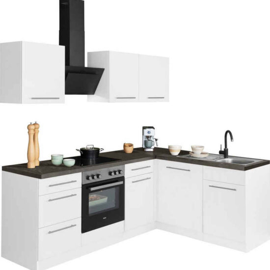 OPTIFIT Küchenzeile Roth, Stellmaße 210x175 cm,wahlweise mit E-Geräten, Push-to-Open-Funktion – Image 4