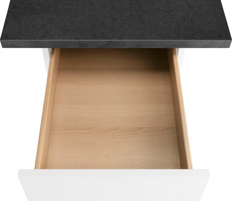 OPTIFIT Küchenzeile Roth, Stellmaße 210x175 cm,wahlweise mit E-Geräten, Push-to-Open-Funktion