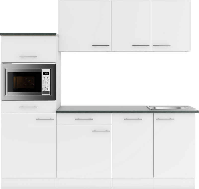 OPTIFIT Küchenzeile Roth, Stellmaße 210x175 cm,wahlweise mit E-Geräten, Push-to-Open-Funktion – Image 8