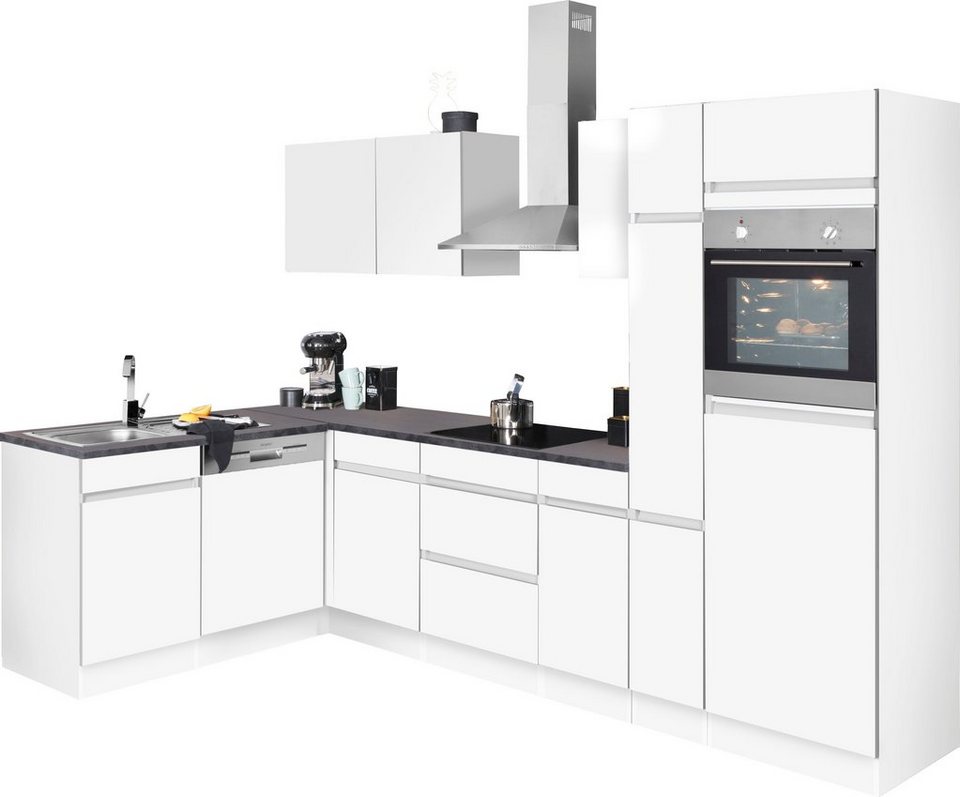 OPTIFIT Küchenzeile Roth, Stellmaße 300x175 cm, wahlweise mit E-Geräten, mit Apothekerschrank – Image 2