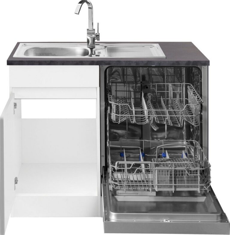 OPTIFIT Küchenzeile Roth, Stellmaße 300x175 cm, wahlweise mit E-Geräten, mit Apothekerschrank