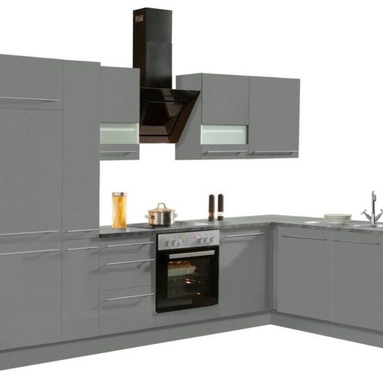OPTIFIT Winkelküche Bern, Stellbreite 315x175 cm,wahlweise mit E-Geräten,höhenverstellb.Füße – Image 1