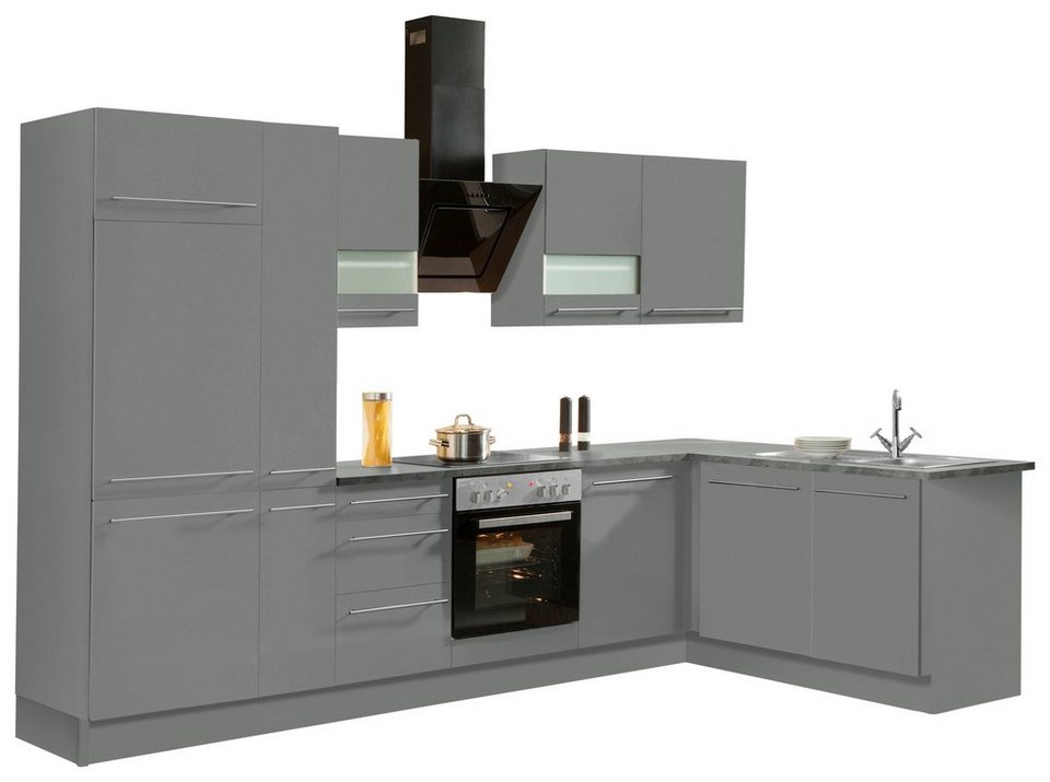OPTIFIT Winkelküche Bern, Stellbreite 315x175 cm,wahlweise mit E-Geräten,höhenverstellb.Füße – Image 1