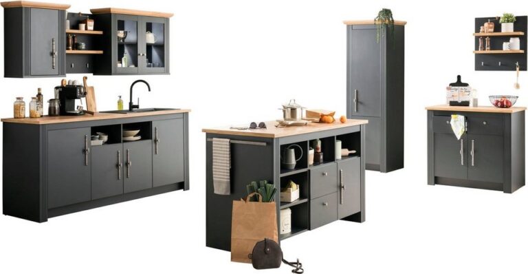 OTTO home Küche KS-Westminster, Breite 366 cm, ohne E-Geräte