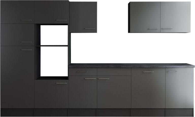 RESPEKTA Küchenzeile Oliver, Breite 340 cm, 90 cm Arbeitshöhe, in exklusiver Konfiguration für OTTO