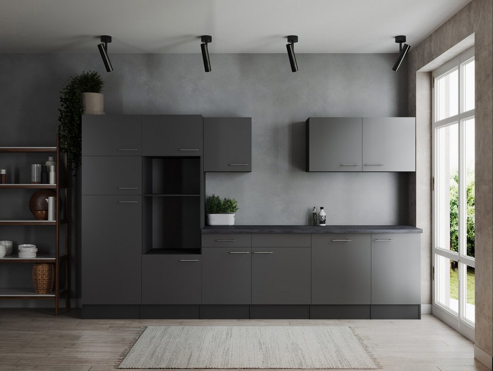RESPEKTA Küchenzeile Oliver, Breite 340 cm, 90 cm Arbeitshöhe, in exklusiver Konfiguration für OTTO – Image 2