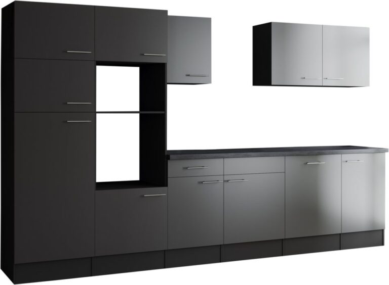 RESPEKTA Küchenzeile Oliver, Breite 340 cm, 90 cm Arbeitshöhe, in exklusiver Konfiguration für OTTO