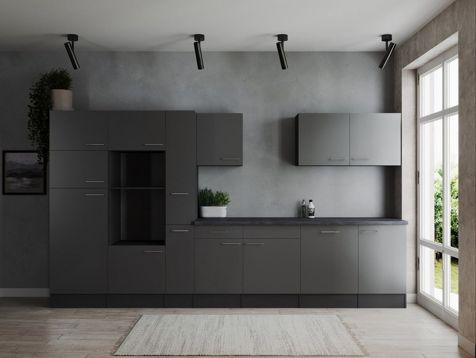 RESPEKTA Küchenzeile Oliver, Breite 370 cm, 90 cm Arbeitshöhe, in exklusiver Konfiguration für OTTO – Image 2