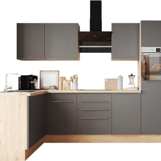 RESPEKTA Küchenzeile Safado aus der Serie Marleen, Breite 280 cm, mit Soft-Close, in exklusiver Konfiguration für OTTO – Image 1