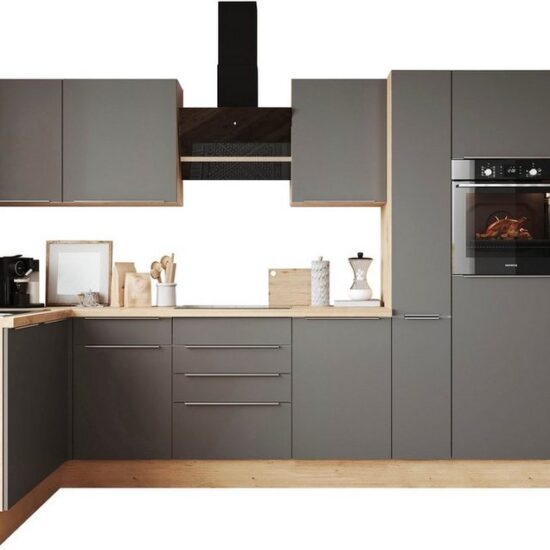 RESPEKTA Winkelküche Safado aus der Serie Marleen, Breite 370 cm, mit Soft-Close, in exklusiver Konfiguration für OTTO – Image 1