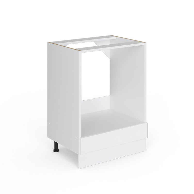 Vicco Herdumbauschrank R-Line, Weiß Hochglanz/Weiß, 60 cm ohne Arbeitsplatte (1-St) – Image 1
