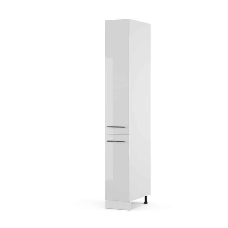 Vicco Hochschrank Fame-Line, Weiß Hochglanz/Weiß, 30 cm (1-St) – Image 1