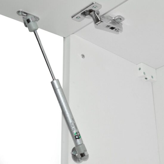 Vicco Winkelküche Rick, Edelgrau/Weiß, 187 x 167 cm, AP Marmor – Image 4