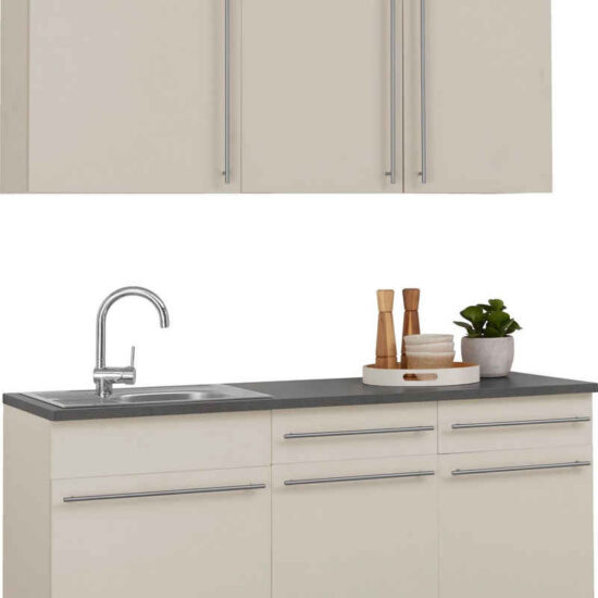 wiho Küchen Küchenzeile Chicago, mit E-Geräten, Breite 220 cm – Image 5