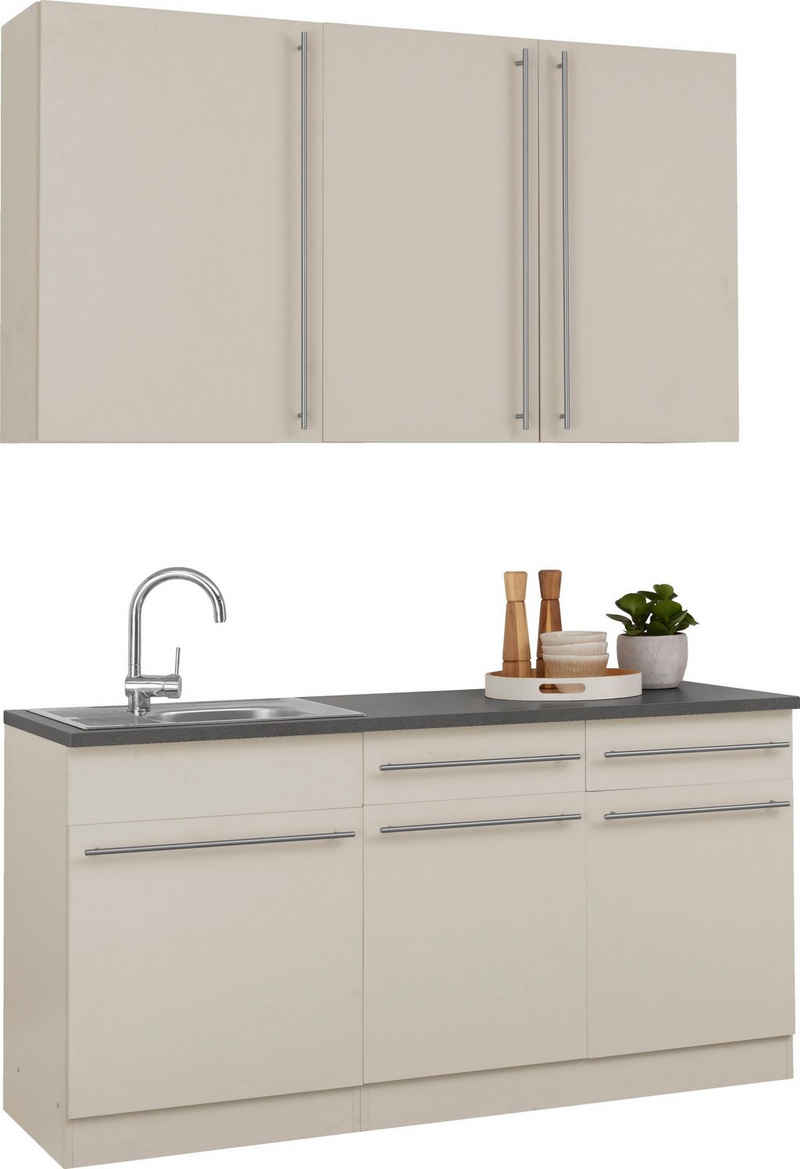 wiho Küchen Küchenzeile Chicago, mit E-Geräten, Breite 220 cm – Image 5