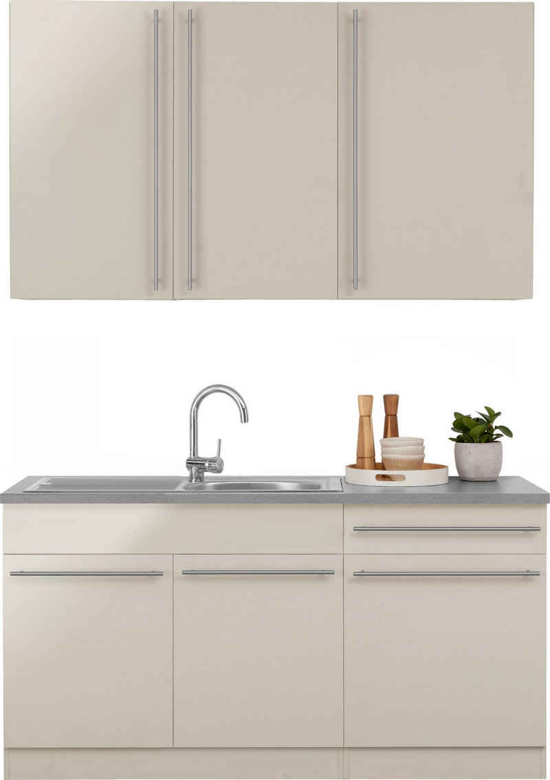 wiho Küchen Küchenzeile Chicago, mit E-Geräten, Breite 220 cm – Image 6