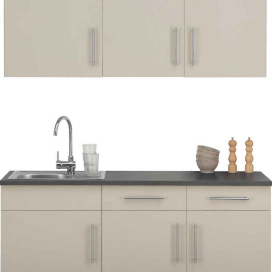 wiho Küchen Pantryküche Cali, ohne E-Geräte, Breite 160 cm – Image 1