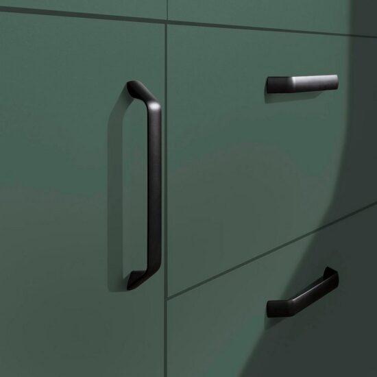 wiho Küchen Winkelküche "Simi", mit verstellbaren Füßen, wahlweise mit E-Geräten, Soft-Close-Funktion in Schubkästen & Auszügen, Stellbreite 285/175 cm – Image 5